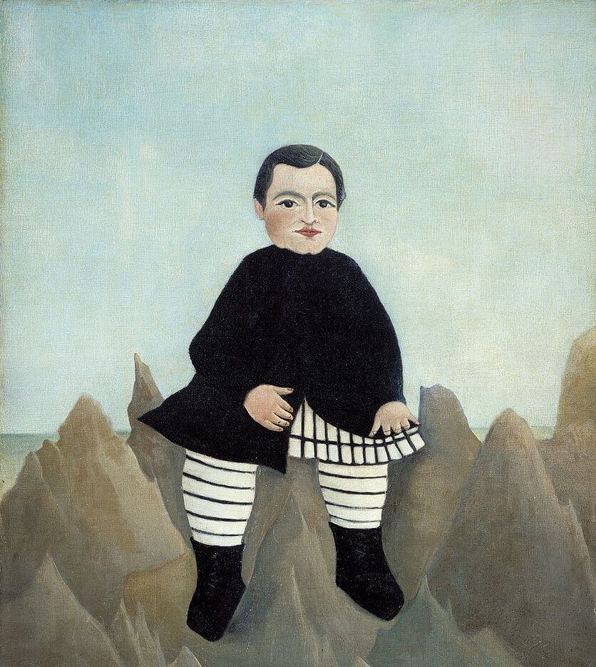 Boy on the Rocks, 1895 by Henri Rousseau