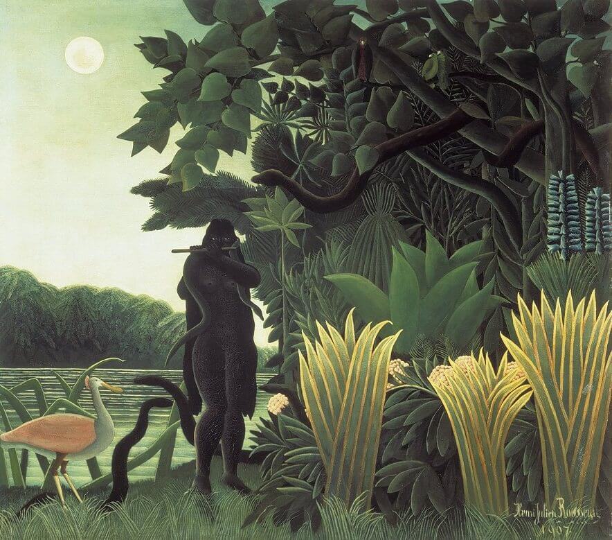 The Snake Charmer, 1907 by Henri Rousseau